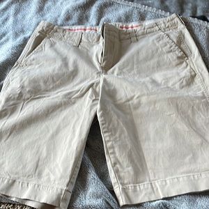 Old navy khaki Bermuda shorts gently worn
